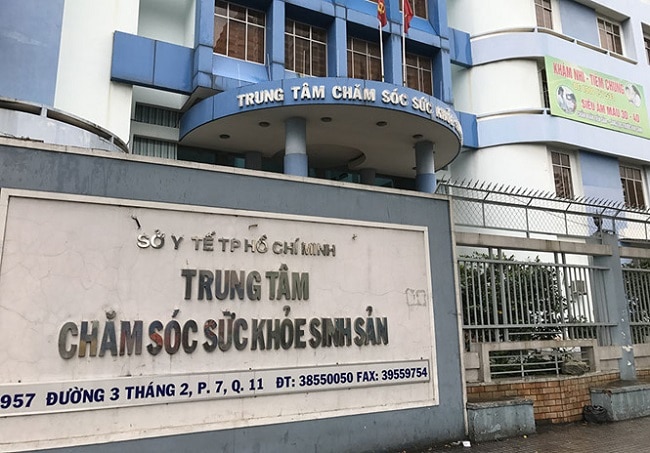 Trung tâm chăm sóc sức khỏe sinh sản TP Hồ Chí Minh nằm trong danh sách 5 địa chỉ hàng đầu về chăm sóc sức khỏe sinh sản tại thành phố.