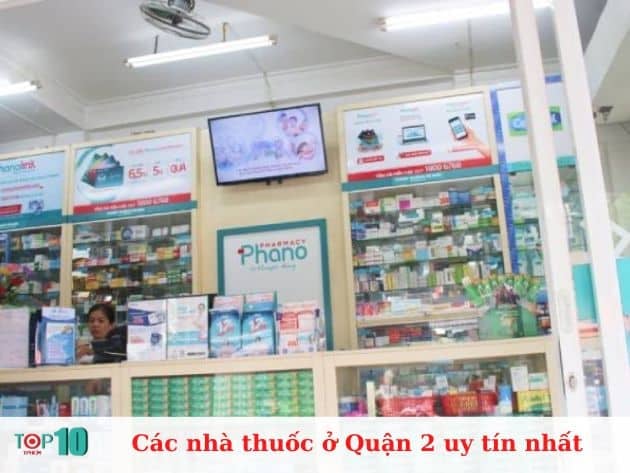 Các nhà thuốc uy tín hàng đầu ở Quận 2