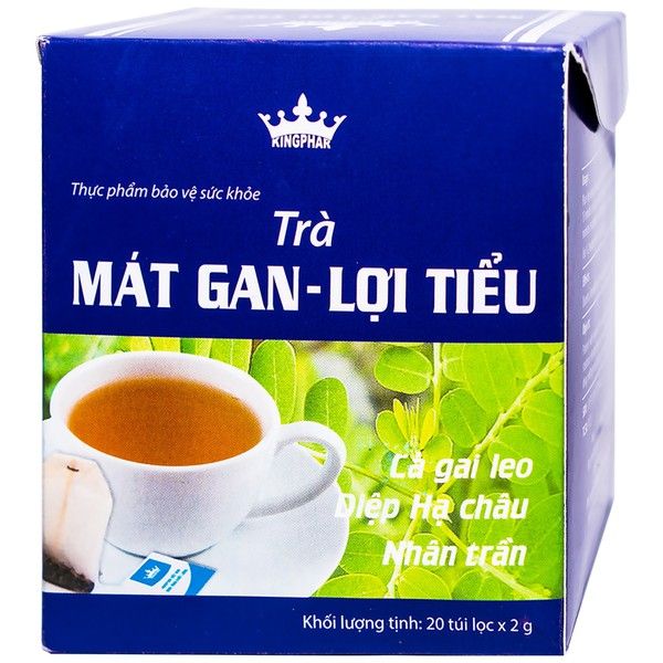 Hình ảnh Trà Mát Gan Lợi Tiểu Kingphar 2