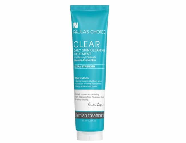 Kem trị mụn Paula’s Choice 5% Benzoyl Peroxide nằm trong danh sách TOP 10 kem trị mụn được nhiều người tin dùng hiện nay.