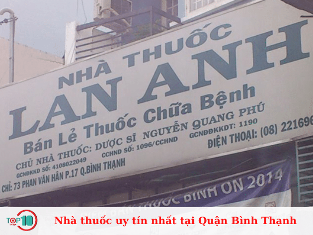 Danh sách các nhà thuốc uy tín tại quận Bình Thạnh