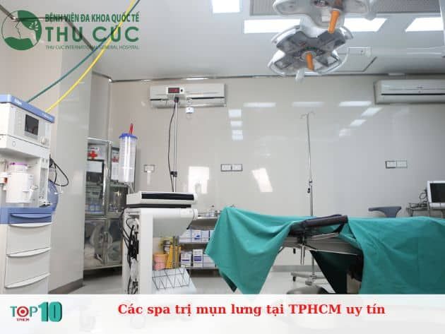 Những spa uy tín điều trị mụn lưng tại TPHCM