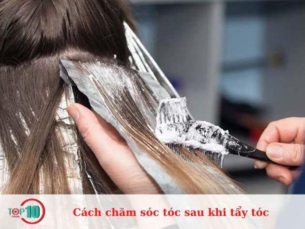 Hướng dẫn chăm sóc tóc sau khi tẩy