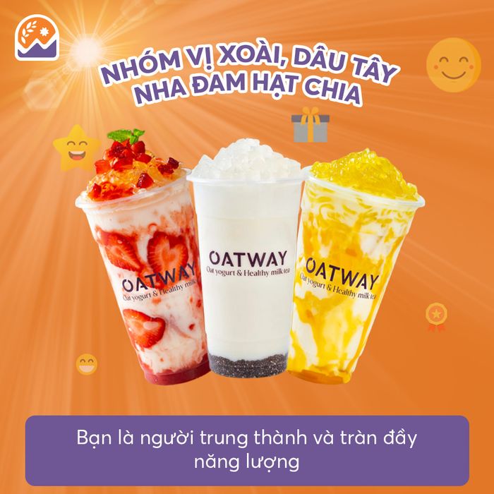 OATWAY - Trà sữa & Sữa chua Yến mạch hình ảnh 2