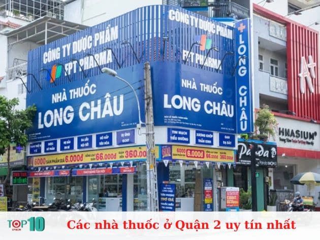 Những nhà thuốc uy tín nhất tại Quận 2