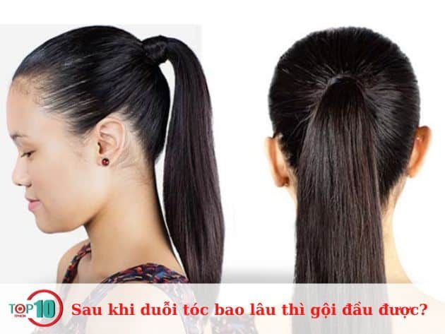 Sau khi duỗi tóc, bạn nên đợi bao lâu mới được gội đầu?