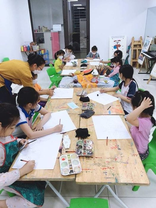 lớp học vẽ chất lượng cho trẻ em tại Hà Nội