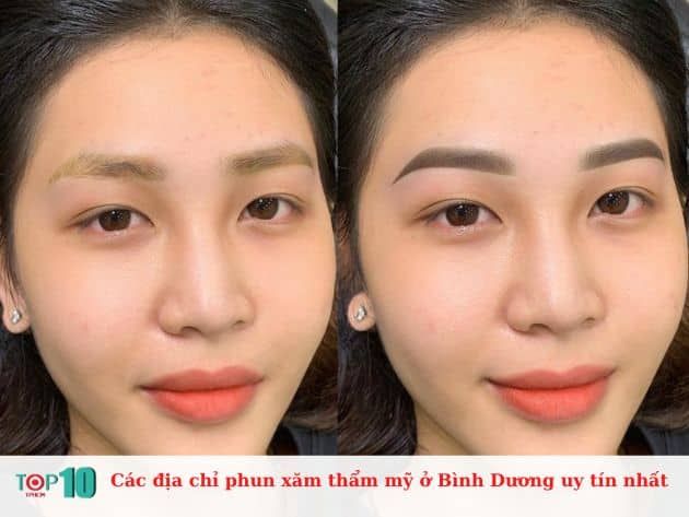 Những địa chỉ phun xăm thẩm mỹ uy tín tại Bình Dương