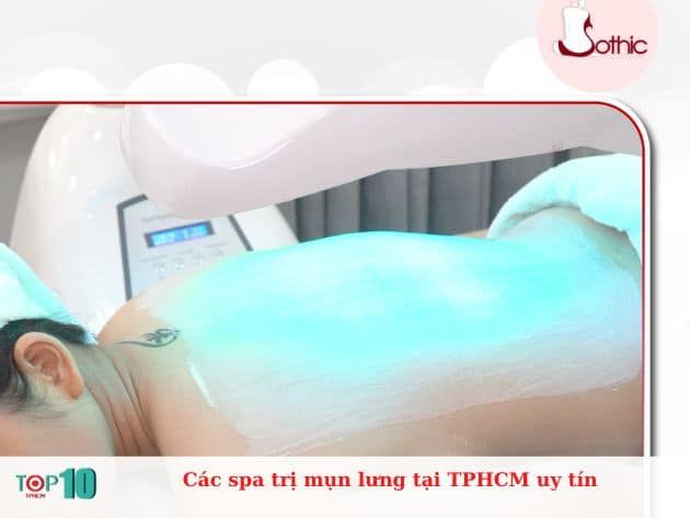 Các spa trị mụn lưng tại TPHCM uy tín