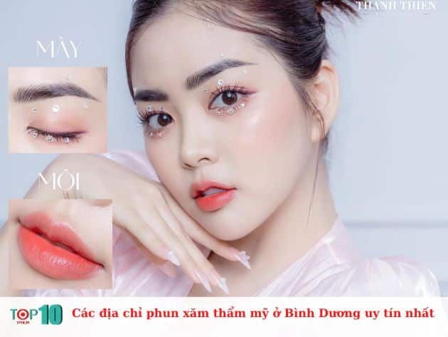 Các địa chỉ phun xăm thẩm mỹ uy tín tại Bình Dương