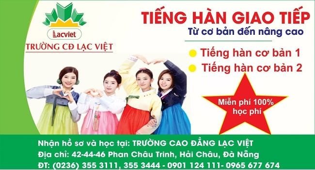 Trung tâm tiếng Hàn Đà Nẵng - Cao đẳng Lạc Việt