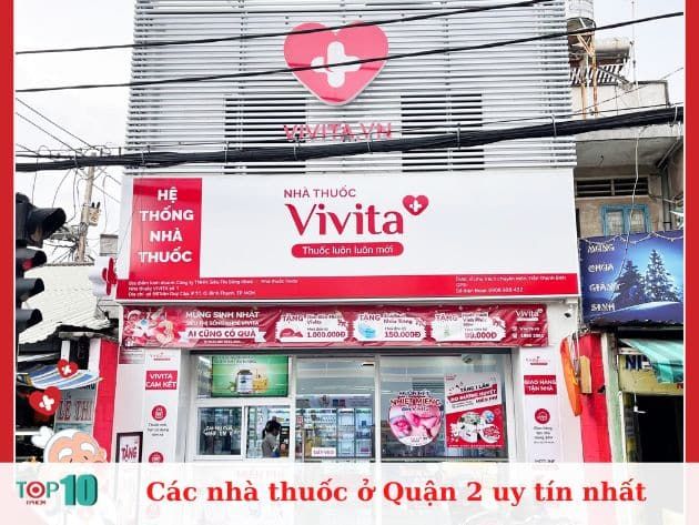 Những nhà thuốc uy tín hàng đầu tại Quận 2