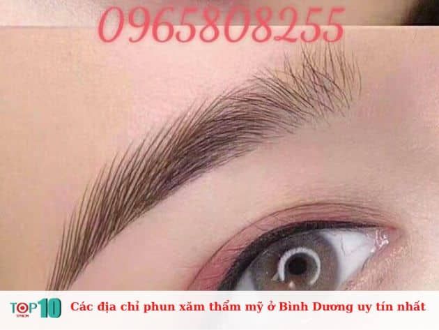 Danh sách các cơ sở phun xăm thẩm mỹ uy tín nhất tại Bình Dương