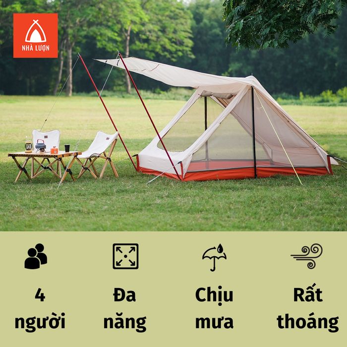 Nhà LƯỢN - Lều trại và Đồ dã ngoại hình 1