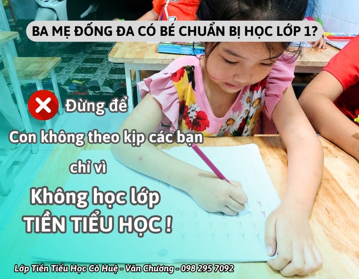 Lớp tiền tiểu học cô Huệ - Hình 1