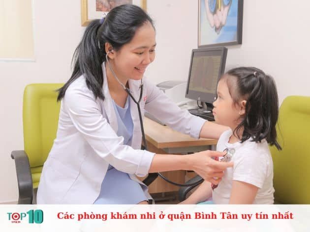 Danh sách các phòng khám nhi uy tín tại quận Bình Tân