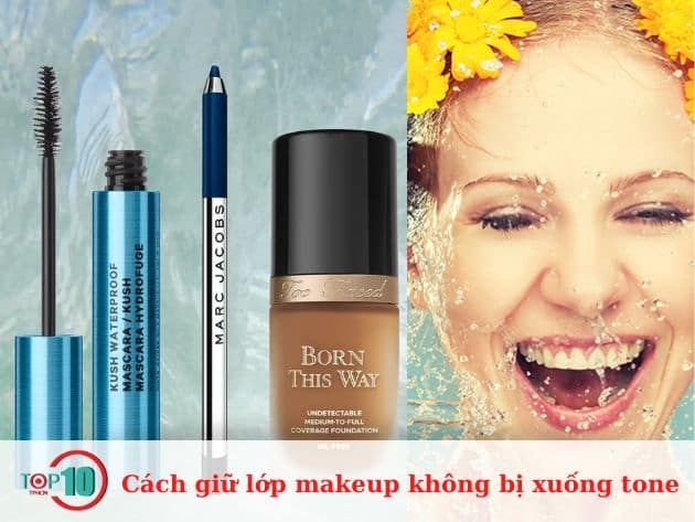 Cách giữ lớp trang điểm không bị trôi màu