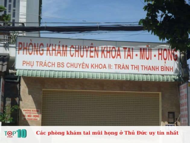 Danh sách các phòng khám tai mũi họng uy tín tại Thủ Đức