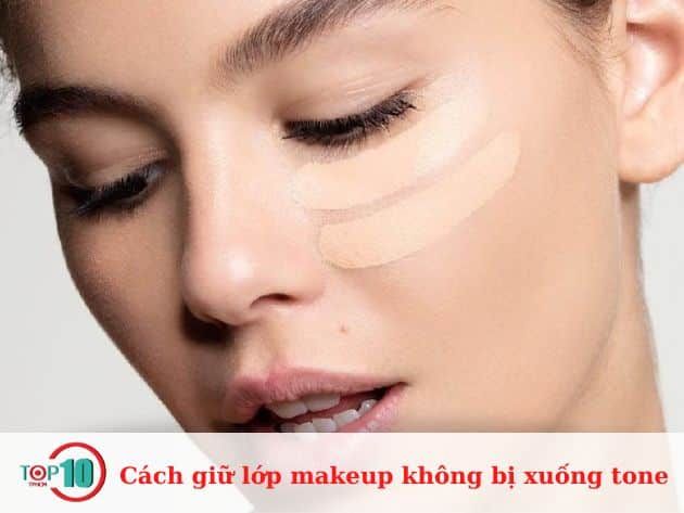 Cách duy trì lớp trang điểm không bị trôi màu