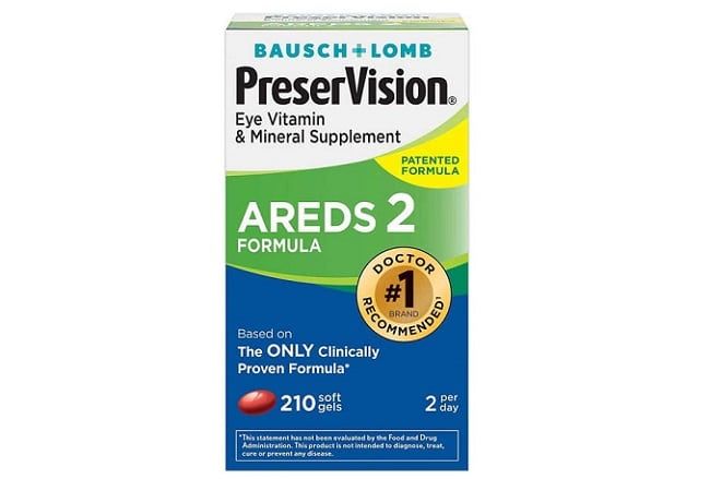 Bausch & Lomb Preser Vision nằm trong danh sách những thuốc bổ mắt hàng đầu