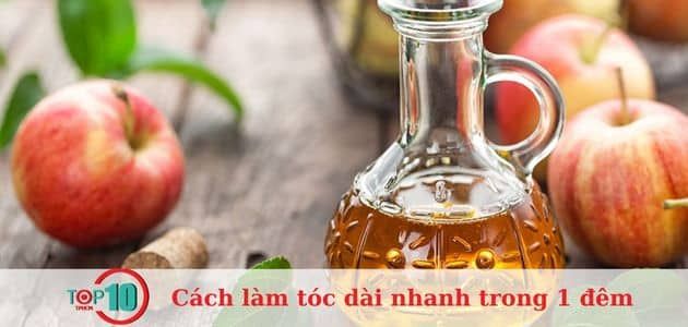 Cách sử dụng giấm táo cho tóc