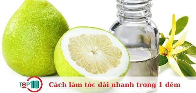 Tinh dầu bưởi giúp tóc dài nhanh hơn