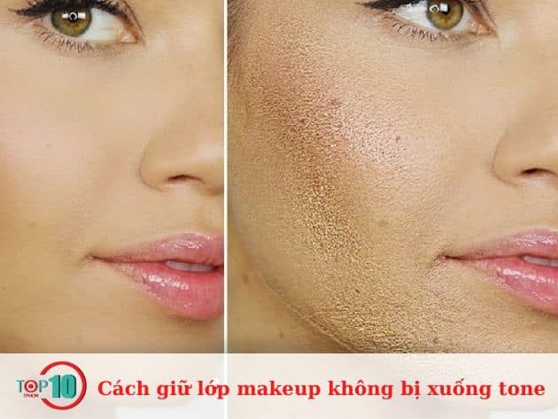 Cách duy trì lớp trang điểm không bị phai màu