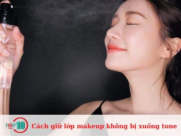 Mẹo để lớp trang điểm không bị phai màu