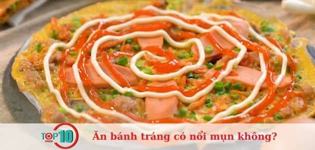 Bánh tráng nướng