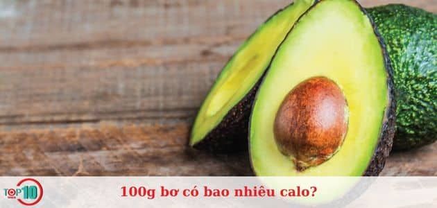 Một quả bơ cung cấp bao nhiêu calo?