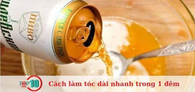 Ủ tóc với bia