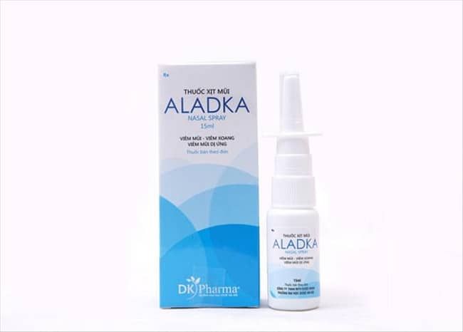 Thuốc xịt mũi ALADKA nằm trong danh sách 5 loại thuốc xịt viêm mũi dị ứng hàng đầu