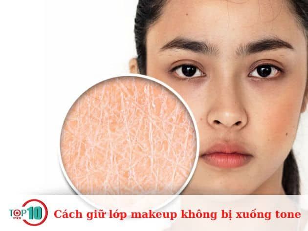 Cách giữ lớp trang điểm không bị phai màu