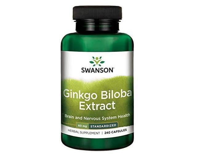 Swanson Ginkgo Biloba nằm trong danh sách 10 loại thuốc bổ não tốt nhất cho học sinh hiện nay.