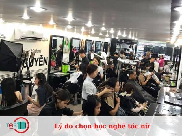 Tại sao nên chọn học nghề tóc nữ