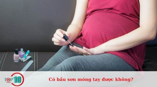 Mẹ bầu có thể sơn móng tay không?