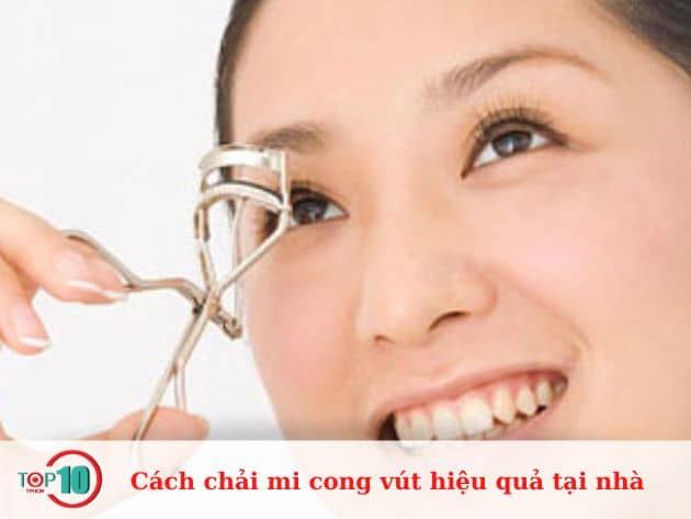 Cách tạo độ cong hoàn hảo cho mi ngay tại nhà