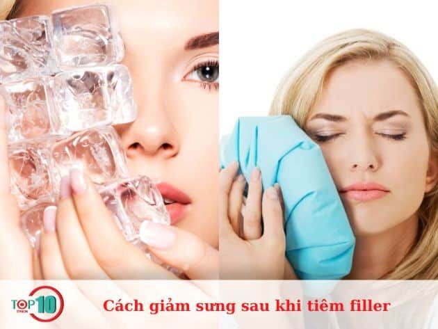 Cách giảm sưng sau khi tiêm filler