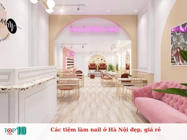 Các tiệm làm nail ở Hà Nội đẹp, giá rẻ