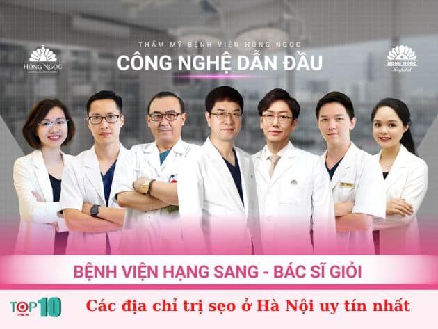 Danh sách các địa chỉ uy tín điều trị sẹo tại Hà Nội