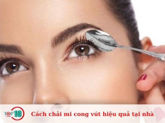 Cách làm cho mi cong vút tại nhà hiệu quả