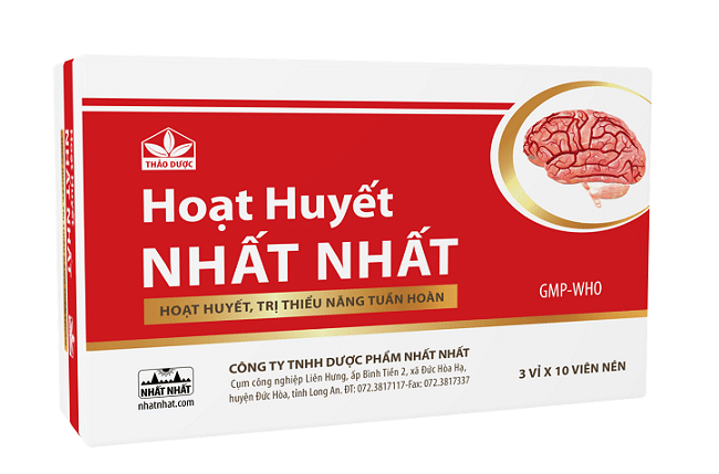 Hoạt huyết Nhất Nhất nằm trong danh sách Top 10 thuốc bổ não cho học sinh tốt nhất hiện nay