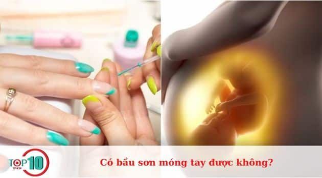 Sơn móng tay có ảnh hưởng đến thai nhi không?