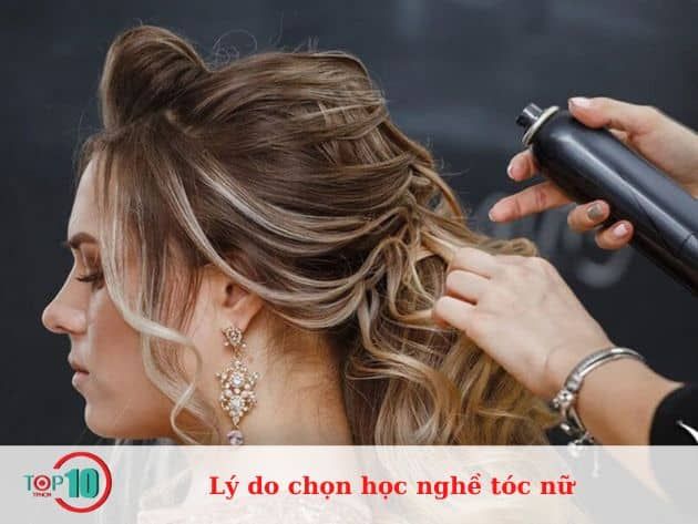 Tại sao bạn nên chọn học nghề tóc nữ