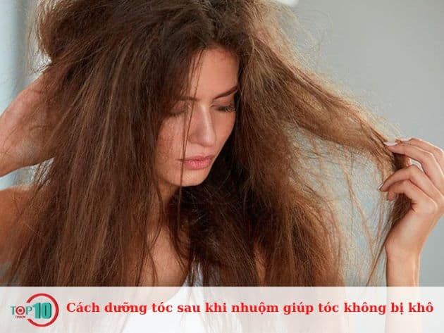 Cách dưỡng tóc sau nhuộm để tóc không bị khô