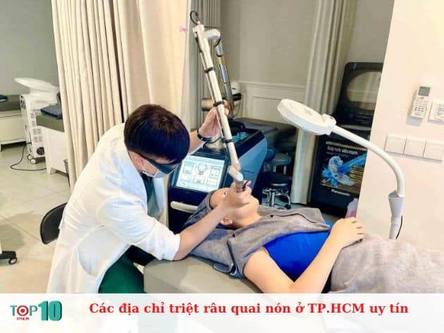 Những địa chỉ uy tín để triệt râu quai nón tại TP.HCM