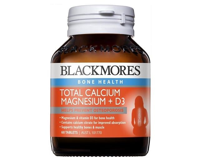 Blackmores Total Calcium + Magnesium nằm trong danh sách 8 viên uống canxi tốt nhất hiện nay