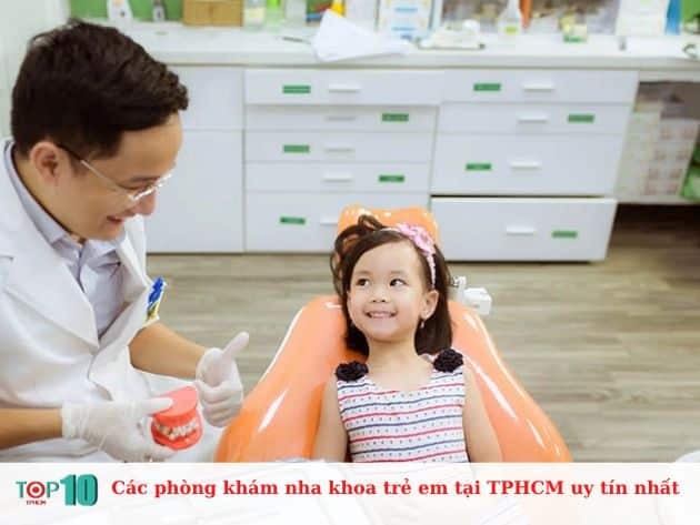 Danh sách các phòng khám nha khoa trẻ em uy tín tại TPHCM