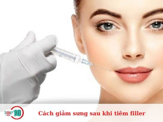 Giảm sưng sau khi tiêm filler