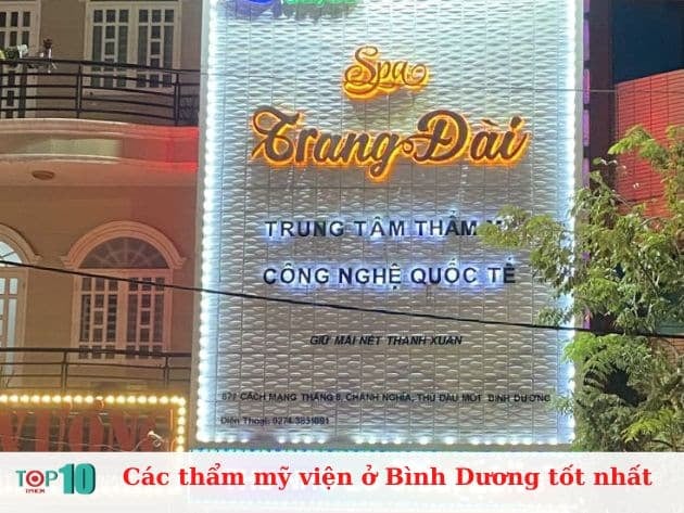 Danh sách các thẩm mỹ viện hàng đầu tại Bình Dương